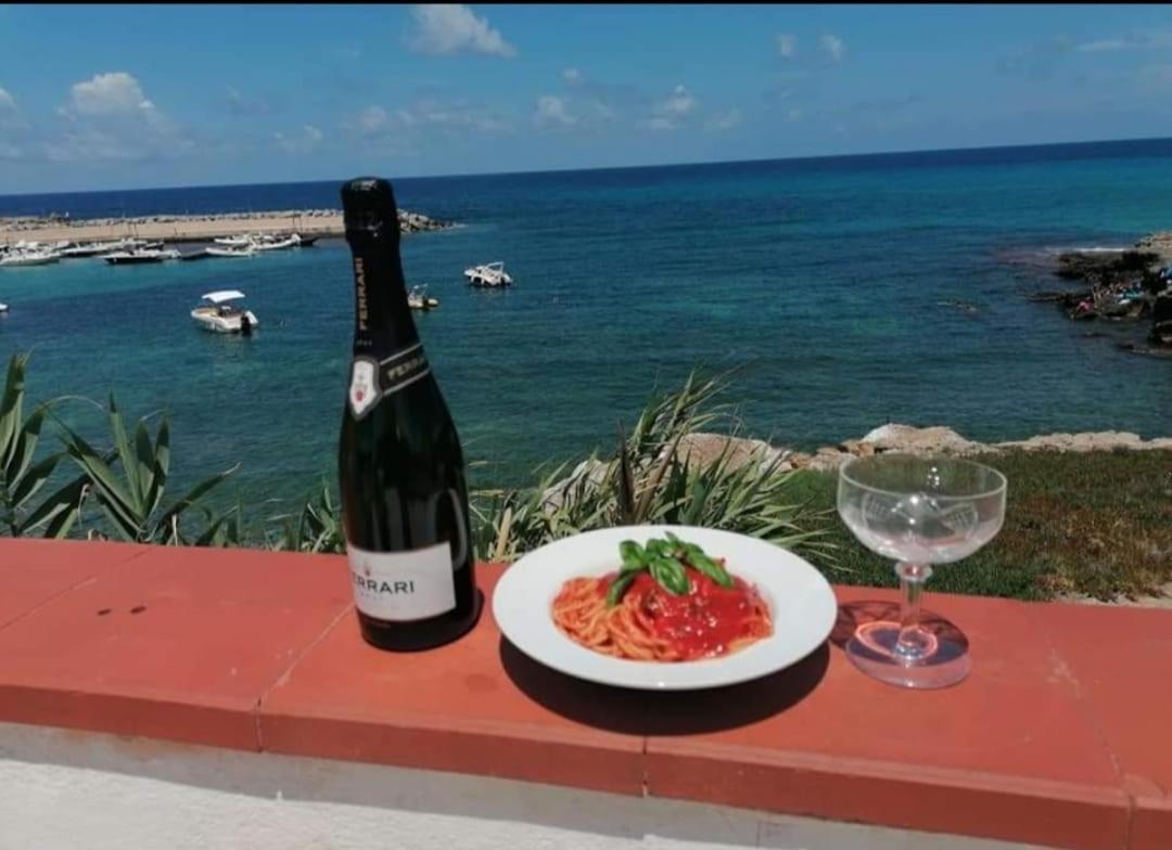 La Terrazza Sul Mare Monolocale Con Terrazza Vicino Aereoporto&Mare Sicilian Vintage Style Beach House Cinisi Eksteriør billede